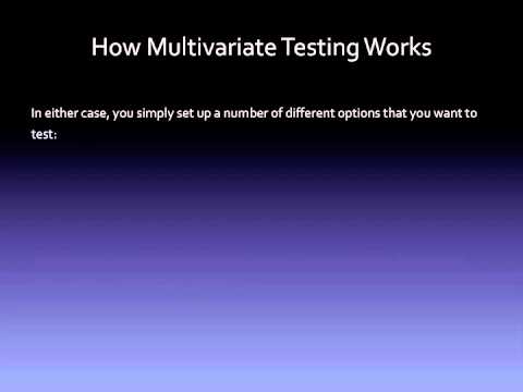 how multivariate testing works