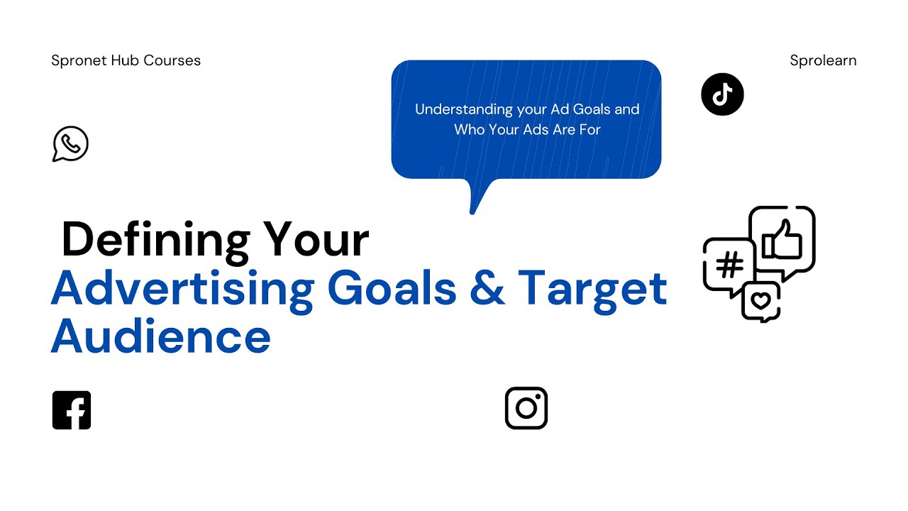 Defining Your Advertising Goals and Target Audience