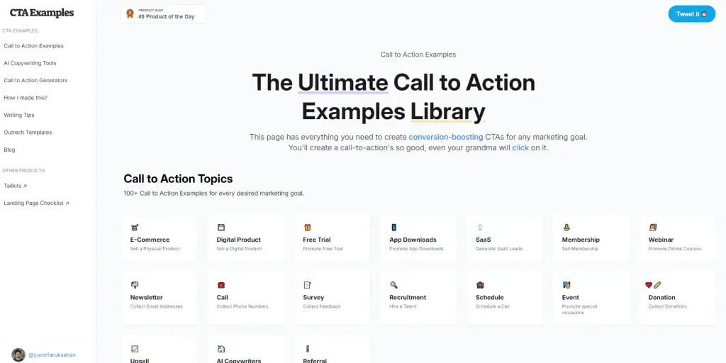 call to action